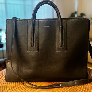 unisex -Matt & Nat Vegan Leather Briefcase Bag